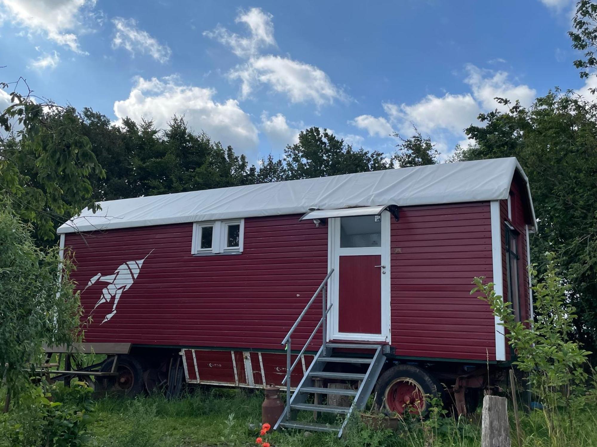 Zirkuswagen Nahe Ostsee Und Schlei Wagersrott Kültér fotó